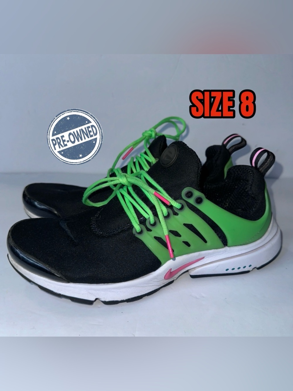 Authentic Nike Air Presto Green Strike Men Size 8 DJ5143-001